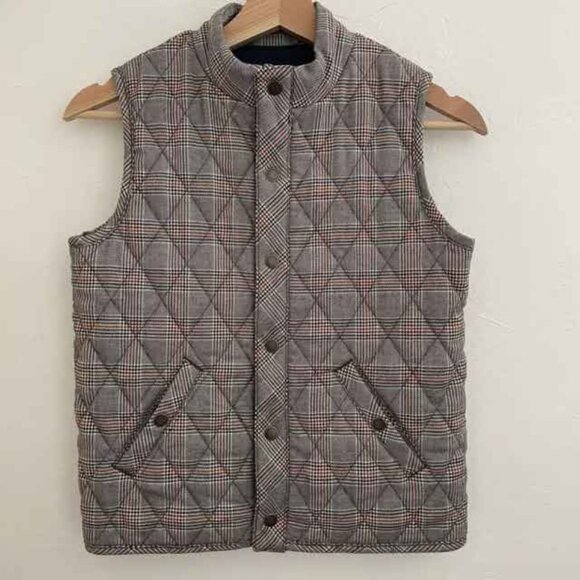Like New Janie and Jack Plaid Puffer Quilted Vest Size 3-4T - Picture 1 of 2
